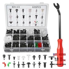 Car Push Retainer Clips, Plastic Bumper Clip Fender Clip, Door Trim 425pcs