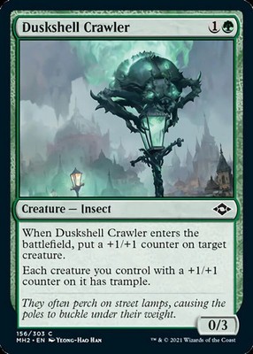 MTG Duskshell Crawler [Modern Horizons 2] Lightly Played Foil Magic