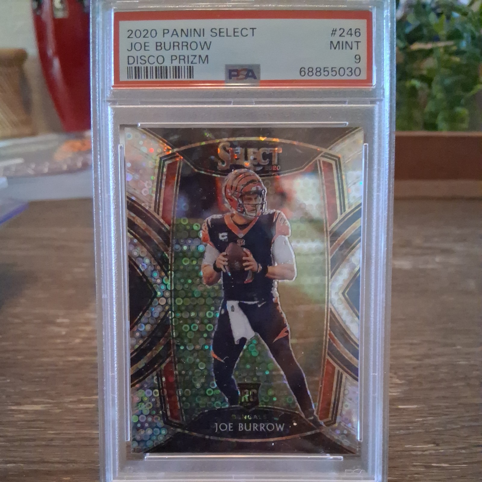 2020 Panini Select - Club Level Joe Burrow #246 Disco Prizm (RC)