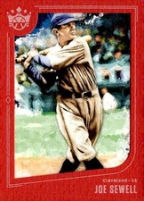 2019 Panini Diamond Kings #28 Joe Sewell Framed Red