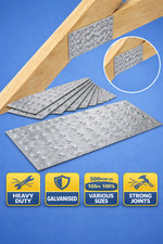 Heavy Duty Galvanised Nail Plate Timber Wood Connector-Pack of 20 & 50