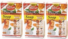 Veet Gold Facial Brightening Turmeric Soap x3