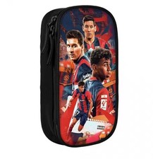 Messi Barcelona Laminated Pencil Case School Supplies Bar a