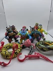 Lot of Vintage TMNT Figures 80's - 90's Playmates Loose Ninja Turtles Accesories