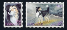 Faroe Islands: 1994 Sheepdogs (266-267) MNH