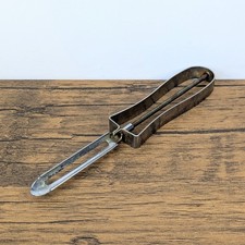 Vintage - 6" Ekco Metal Handheld Manual Potato Peeler