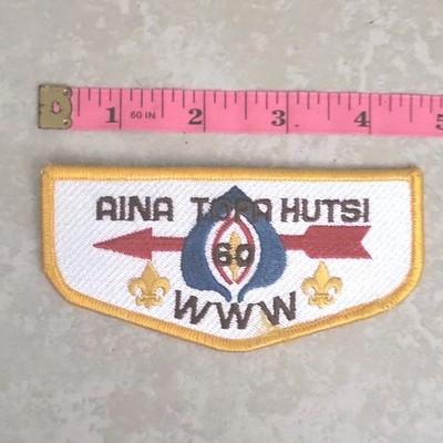 Aina Topa Hutsi Boy Scouts Order of the Arrow Patch 60 BSA OA