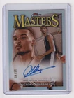 VICTOR WEMBANYAMA 2024 TOPPS FINEST MASTERS ROOKIE REFRACTOR ON CARD AUTO 4/50