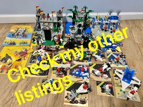 Vintage 1987 LEGO 6062 Castle System Black Knights Battering Ram Complete + Flaw