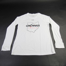 Cincinnati Bearcats Under Armour HeatGear Long Sleeve Shirt Women's White New