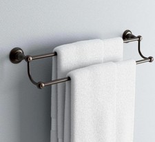 Delta Porter 24" Double Towel Bar Bath Hardware Accessory in Oil Rubbed Bronze