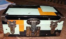 COFFRE VAPEUR ART DECO "MINI" MAX REUBIN 1920 - MARQUÉ AU DOS