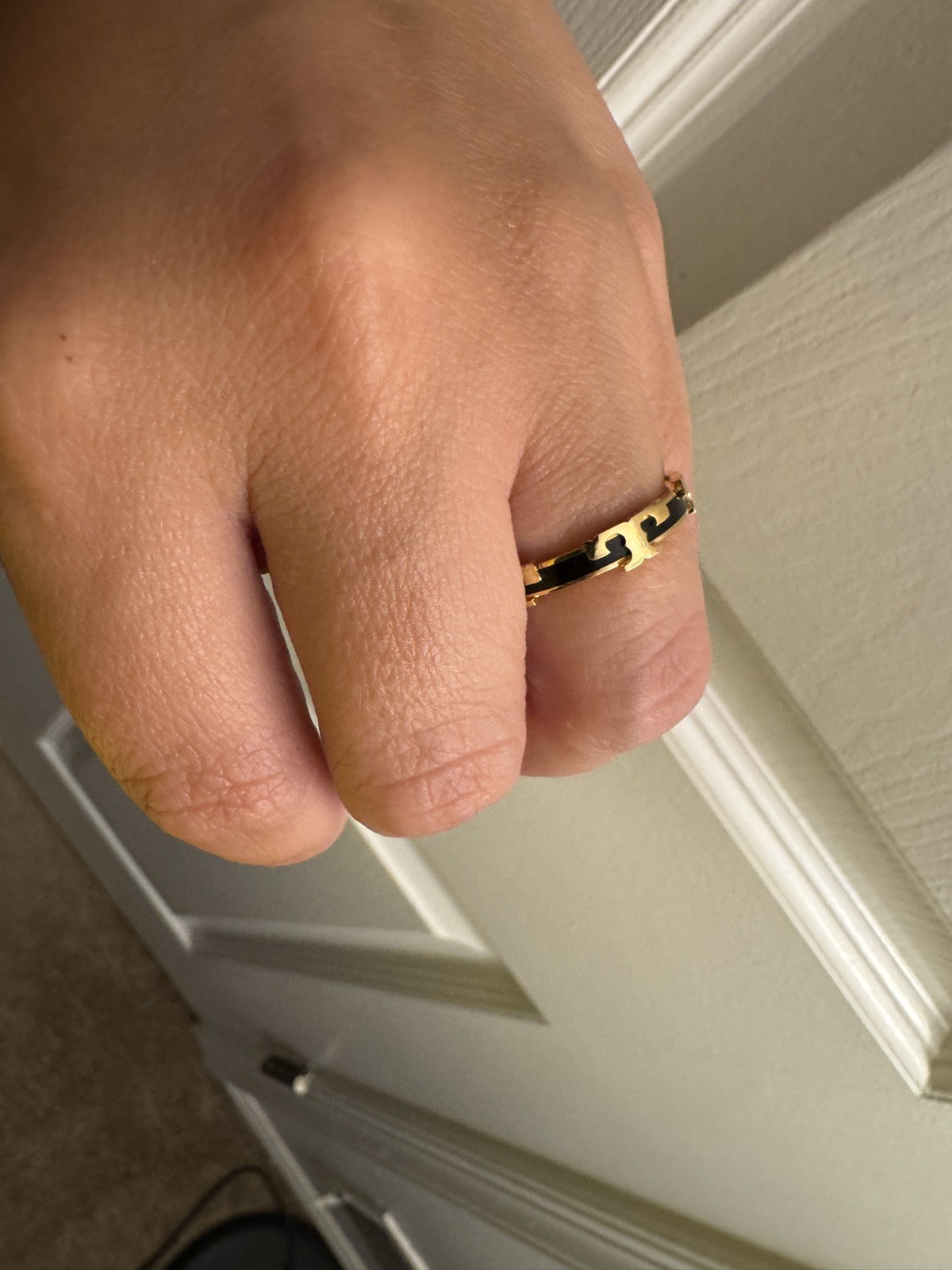 Tory Burch Kira Stackable Enamel Ring - image 3