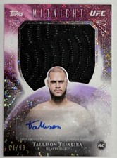 2026 Topps Midnight UFC RC Tallison Teixeira Rookie Relic Auto 4/99