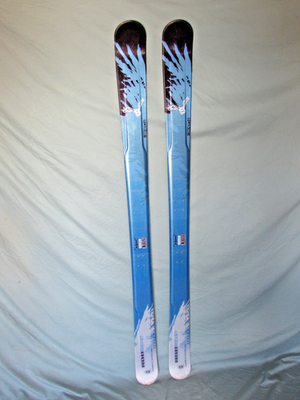 SALOMON Pocket Rocket all mountain Twin Tip skis 165cm bindings