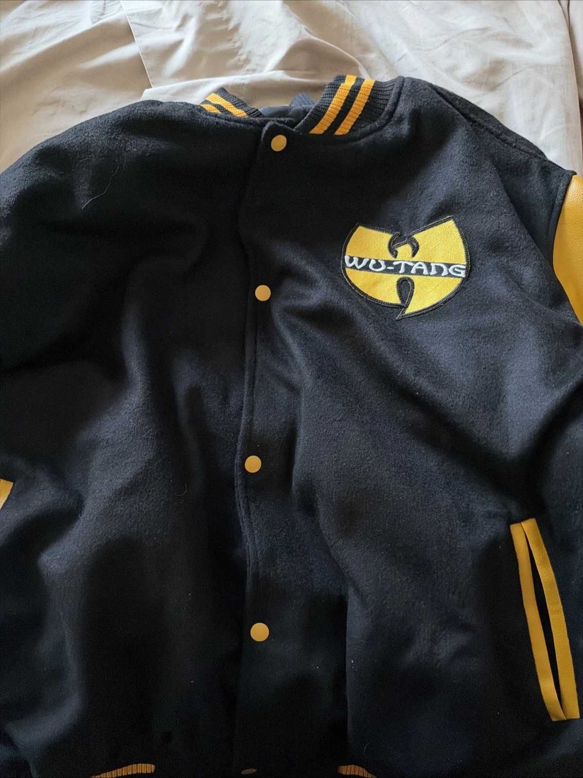 Wu Tang Clan Varsity Jwcket Lettermen Wool Leather Size 4xl image 4