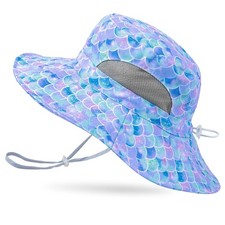 Kids Sun Hat for Girls Mesh Bucket Hat Toddler UV Protection Beach Hat Kids F...