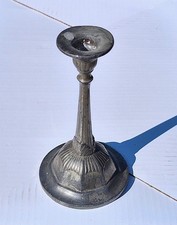 Alter Zinn Kerzenhalter Leuchter 50er /60er Jahre massiv Vintage Brocantedeko