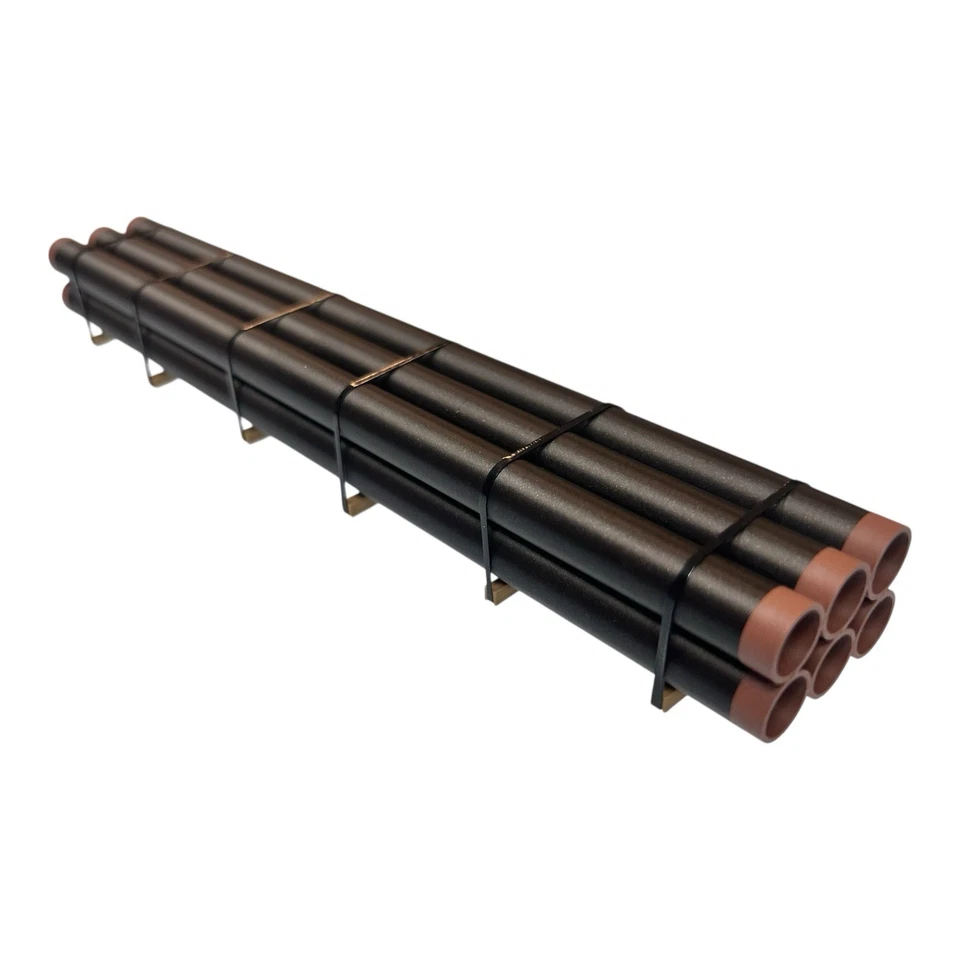 1 шт. Комплект стальных труб 24 дюйма x 40 футов, ленточные и готовые к транспортировке - Изображение 3 из 4