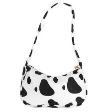 Cow Print Crossbody Bag Women's Underarm Cowprint Purse Shoulder