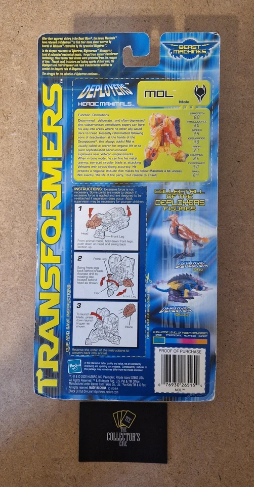 Transformers - Beast Machines Deployers - Mol (Blue) - Image 2 of 4