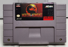ORIGINAL AUTHENTIC MORTAL KOMBAT FOR SNES SUPER NINTENDO