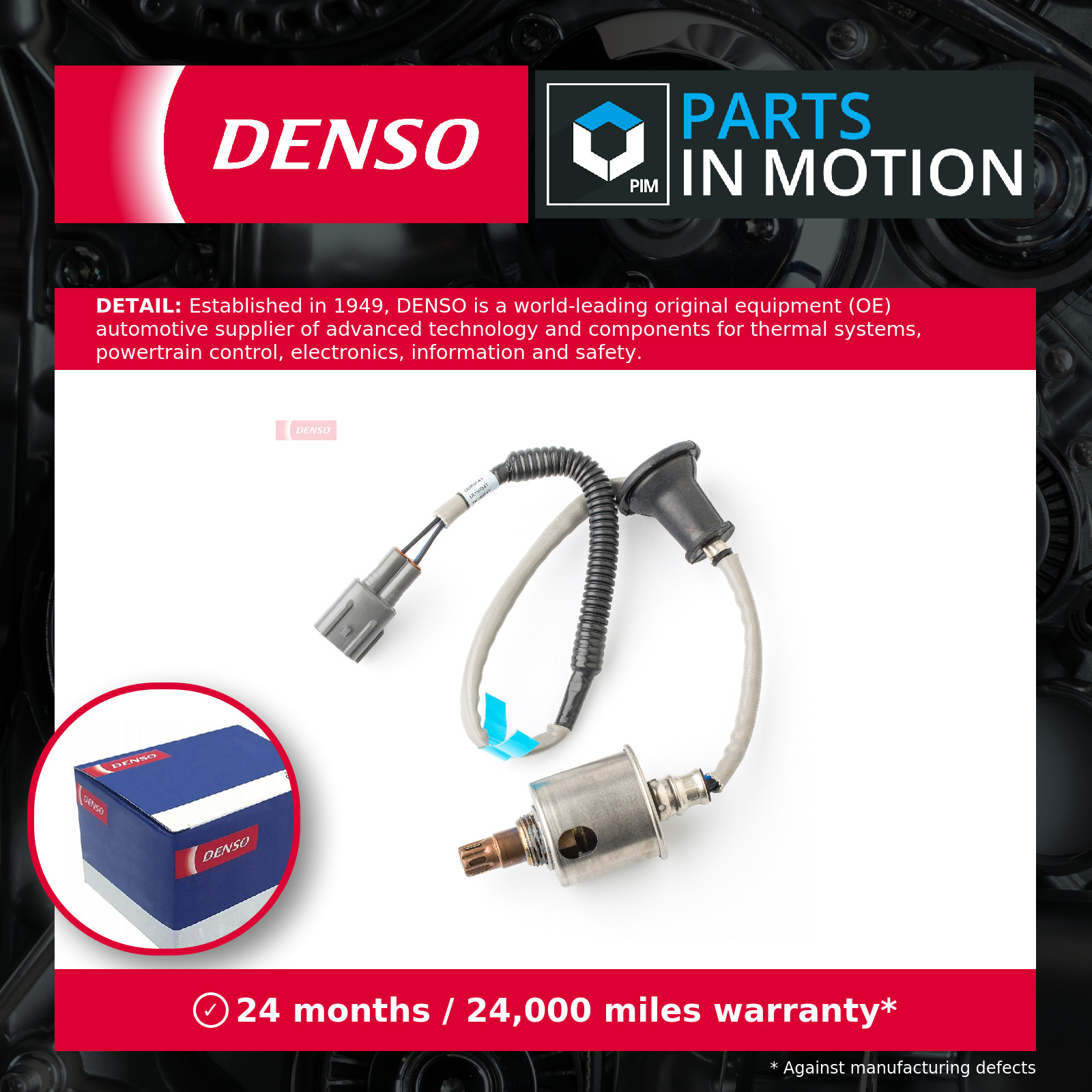 Lambda Sensor fits TOYOTA CROWN 3.0 Left or Right 03 to 08 3GR-FSE Oxygen Denso