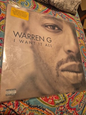 Warren G I Want It All vinyl record Rare out of print Oct-1999 Restless Records