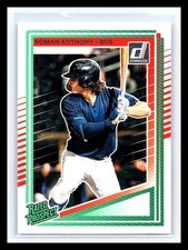2025 Roman Anthony [Base] #155 Donruss Rated Rookie RC 