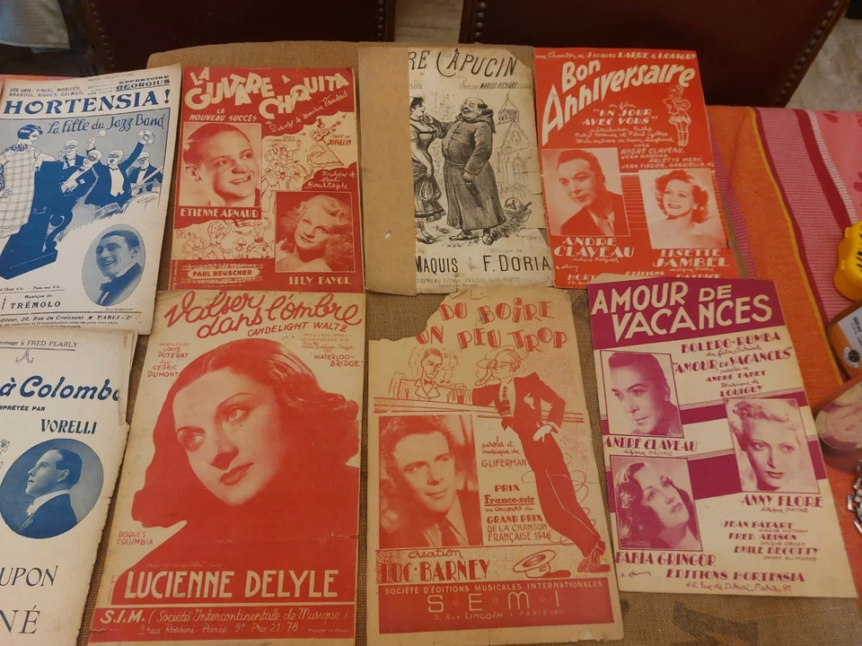 Partitions anciennes Lot 70 Pièces  - Photo 4/4