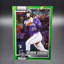 2026 Series 1 Celebration - Green Holo Foil Warming Bernaberl RC #55