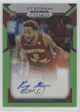 2019-20 Panini Prizm Draft Picks Neon Green 18/125 Ky Bowman #87 Auto 5i3
