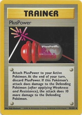 PlusPower 084/102 Base Set Regular NM - 1