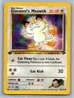 Giovanni's Meowth (43) Gym Challenge #043/132 Uncommon 1st Edition Pokemon Card