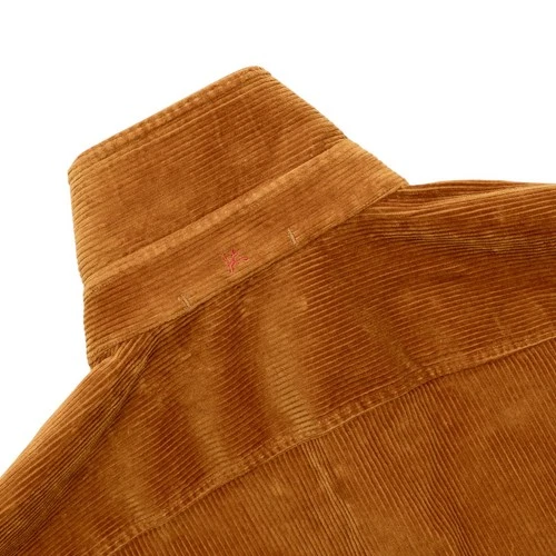 $1250 ISAIA Rust Hand-Sewn Overshirt Jacket Corduroy Cotton Comfort Project image 3