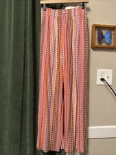 Billabong Women's Multicolor Wide-Leg Pants Size M