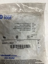 ALLEN BRADLEY SELECTOR SWITCH RED ILLUMINATED 800EP-LSR24 Ser A H-066