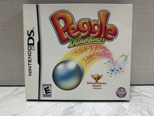Peggle Dual Shot (Nintendo DS, 2009) Case Manual And Slip Cover Only