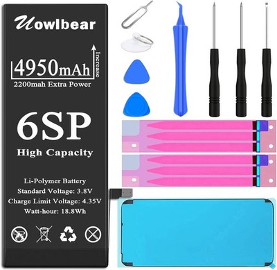 Battery for iPhone 6s Plus 4950mAh Replacement Battery for iPhone A1634 A1687