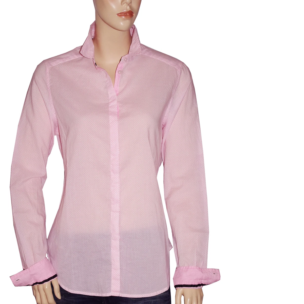 Chemise pois rose fluo I.CODE by IKKS femme QB1204434 eBay