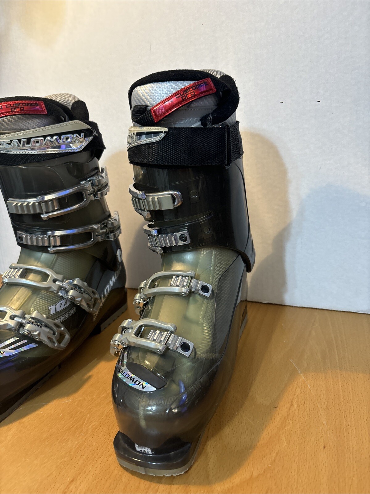 Scarponi da sci SALOMON Energyzer 90 My Custom Fit nero e ROSSO taglia 27 5