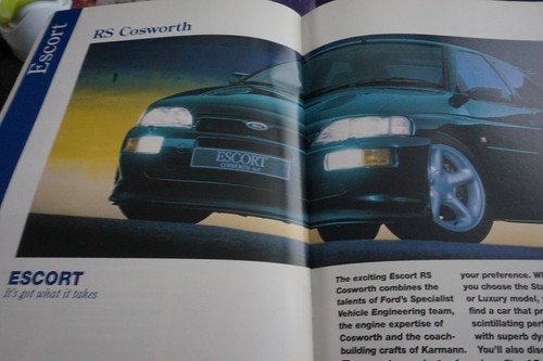 Ford RS Brochure - Escort Cosworth and RS2000 - 1994 - English - 24 pgs - Picture 7 of 9