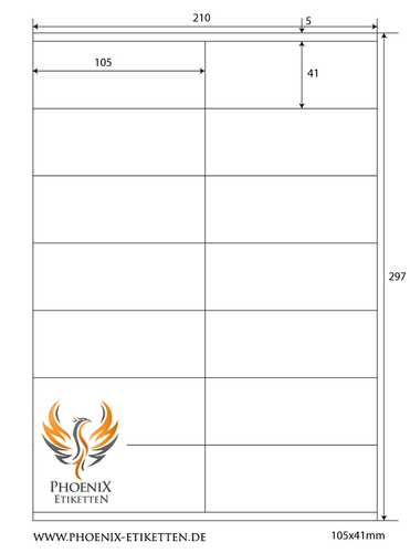 PREMIUM ETIKETTEN 105 x 41 MM AUF A4 BOGEN KOMP. ZWECKFORM HERMA - Bild 2 von 8