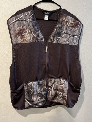 Walls Hunting Vest Mens Large /M Full Zip Real Tree Shooting Outdoor Vented Mesh - Picture 1 of 6
