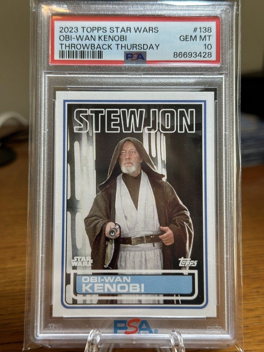 Obi-Wan Kenobi 2023 Topps Throwback Thursday Star Wars #138 PSA 10