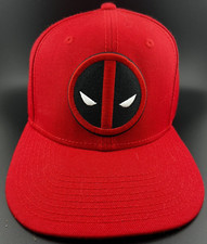 Deadpool Hat Snapback Flat Bill Marvel Comics Official Trucker Style Cap