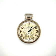 Gorgeous Vintage Elgin 14k Gold Filled 1920s Pocket Watch Good Working Condition