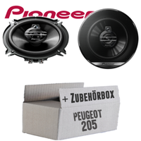 Pioneer Lautsprecher FüR Peugeot 205 + Cabrio Front TüR Boxen 13Cm 3-Wege Triaxe