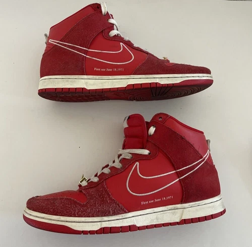 Nike Dunk High SE First Use Pack-University Red Men's Size 11 (DH0960-600)