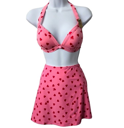 Pyjama Une Pièce Victoria's Secret PINK - Taille Small, Rouge Et Noir Rayé, Occasion